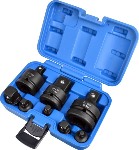 8 pc Impact Socket Drive Adapter and Reducer Master Set