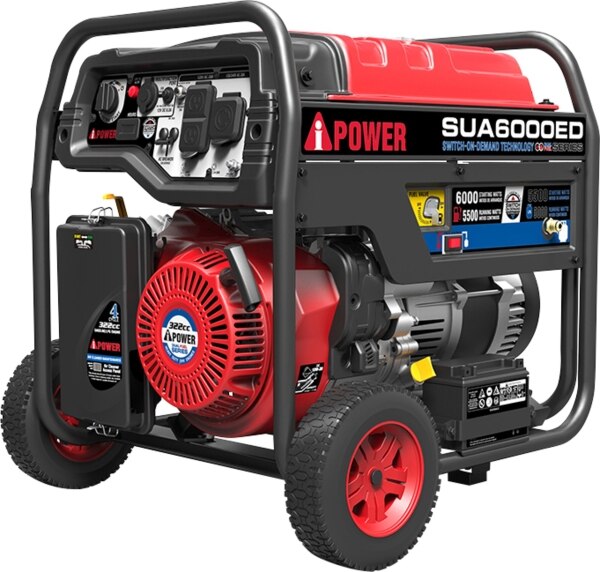 6,000W DualFuel Generator with Electric Start