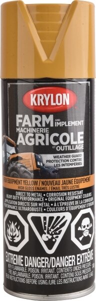 New Equipment Cat Yellow Farm And Implement Spray Paint