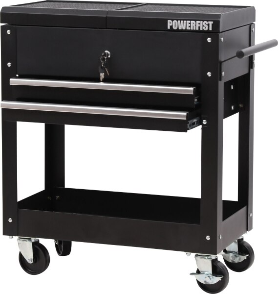 SlideTop Steel Service Cart