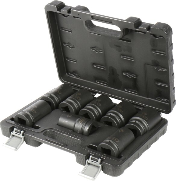 8 pc 1 in. dr Metric Deep Impact Socket Set