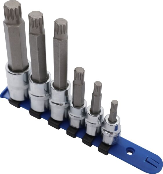 6 pc Triple Square Bit Socket Set