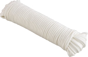 3/16 in. x 100 ft White Braided Nylon Rope