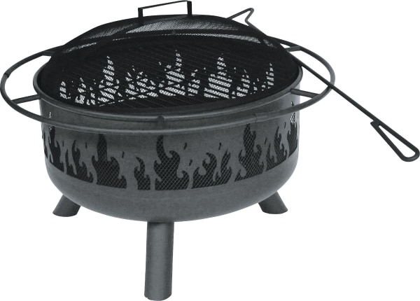 30 In Flame Cut Out Wood Burning Fire Pit, Field And Stream Fire Pit
