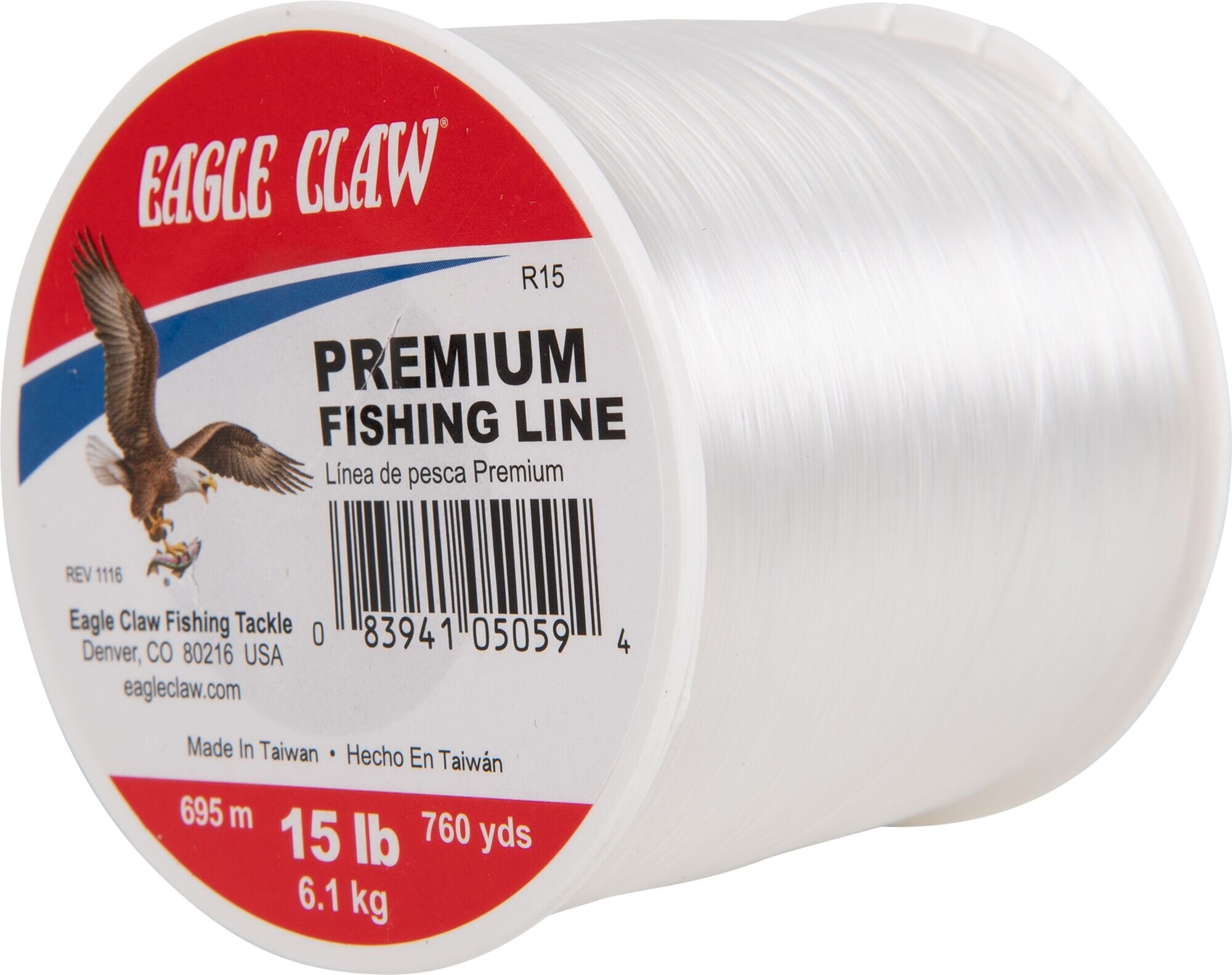 15 lb Clear Premium Fishing Line